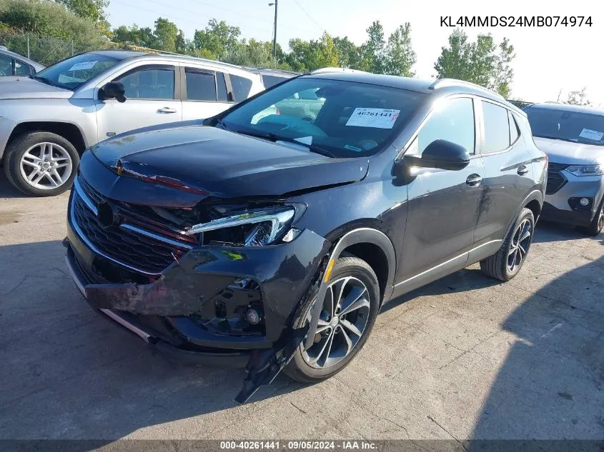 2021 Buick Encore Gx Select VIN: KL4MMDS24MB074974 Lot: 40261441