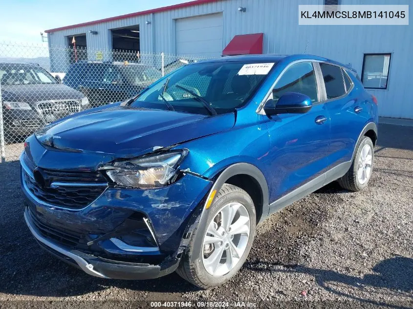 2021 Buick Encore Gx Awd Preferred VIN: KL4MMCSL8MB141045 Lot: 40371946