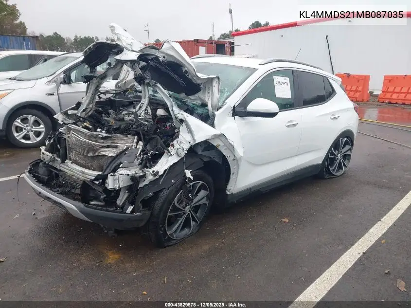 KL4MMDS21MB087035 2021 Buick Encore Gx Fwd Select