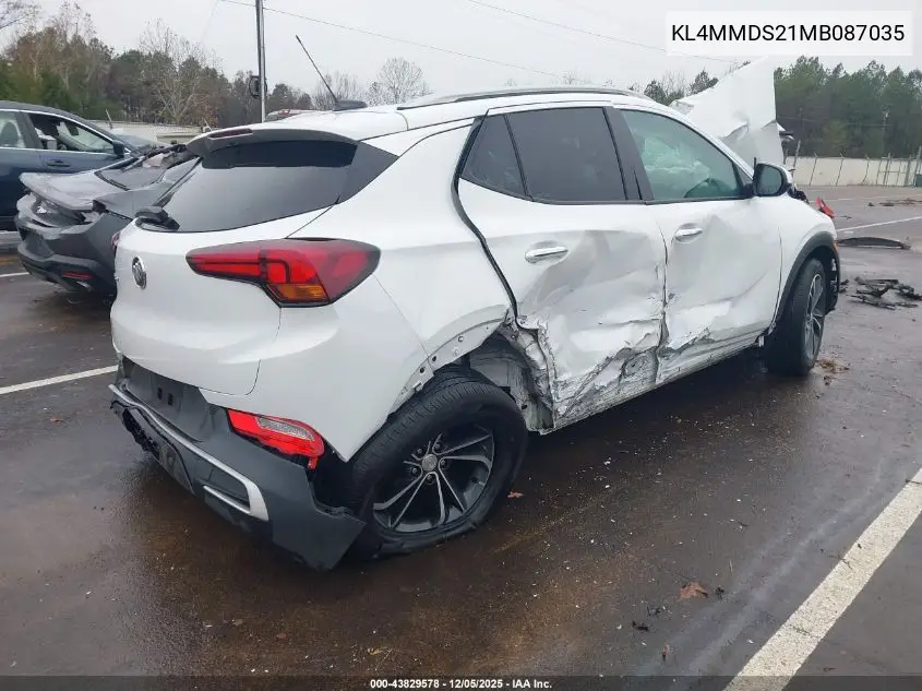 KL4MMDS21MB087035 2021 Buick Encore Gx Fwd Select