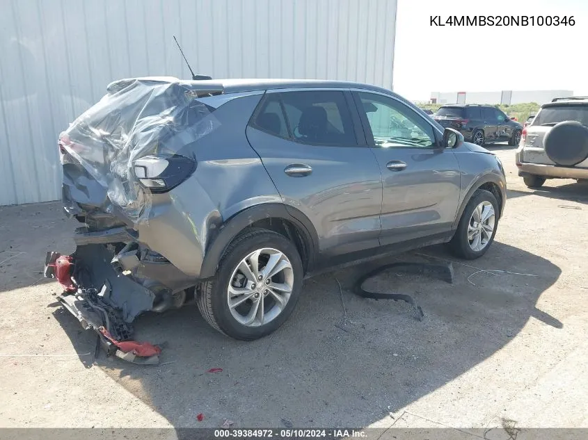 KL4MMBS20NB100346 2022 Buick Encore Gx Fwd Preferred