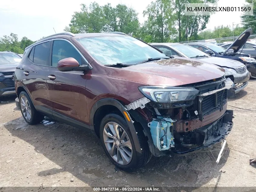 2022 Buick Encore Gx Awd Select VIN: KL4MMESLXNB011569 Lot: 39472734