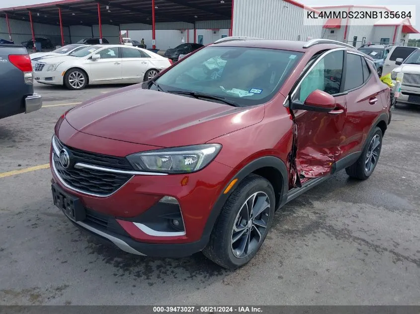 2022 Buick Encore Gx Fwd Select VIN: KL4MMDS23NB135684 Lot: 39473027