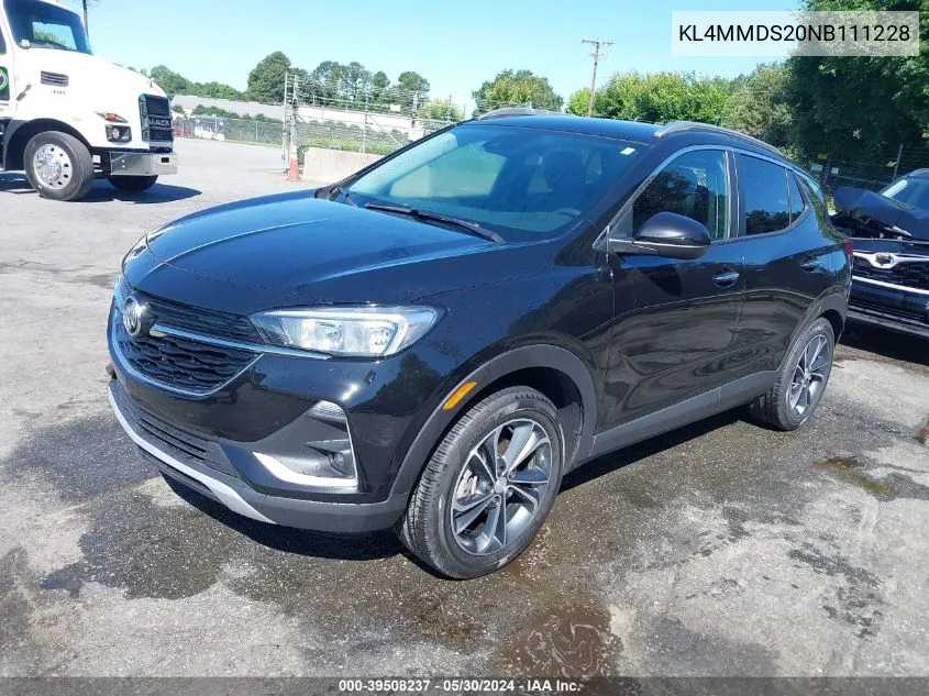 2022 Buick Encore Gx Fwd Select VIN: KL4MMDS20NB111228 Lot: 39508237