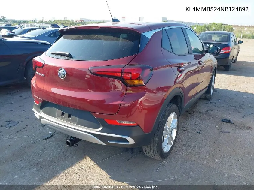 KL4MMBS24NB124892 2022 Buick Encore Gx Fwd Preferred