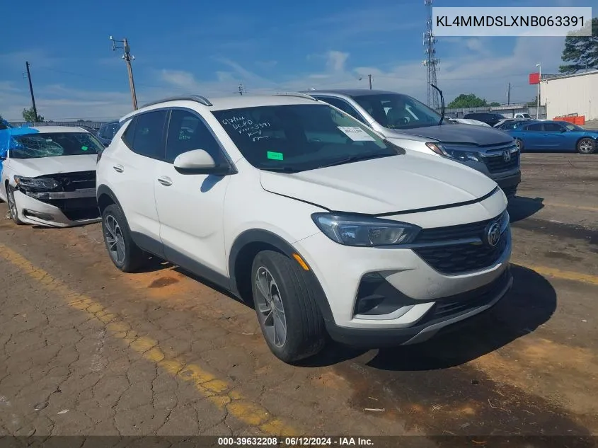 2022 Buick Encore Gx Fwd Select VIN: KL4MMDSLXNB063391 Lot: 39632208