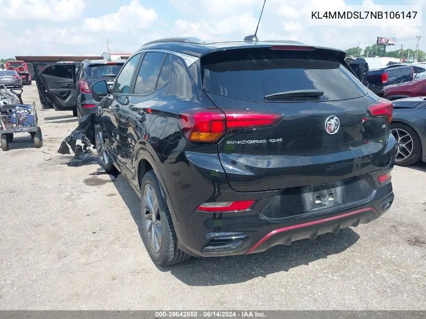 2022 Buick Encore Gx Fwd Select VIN: KL4MMDSL7NB106147 Lot: 39642858