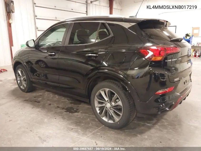 2022 Buick Encore Gx Fwd Select VIN: KL4MMDSLXNB017219 Lot: 39687657