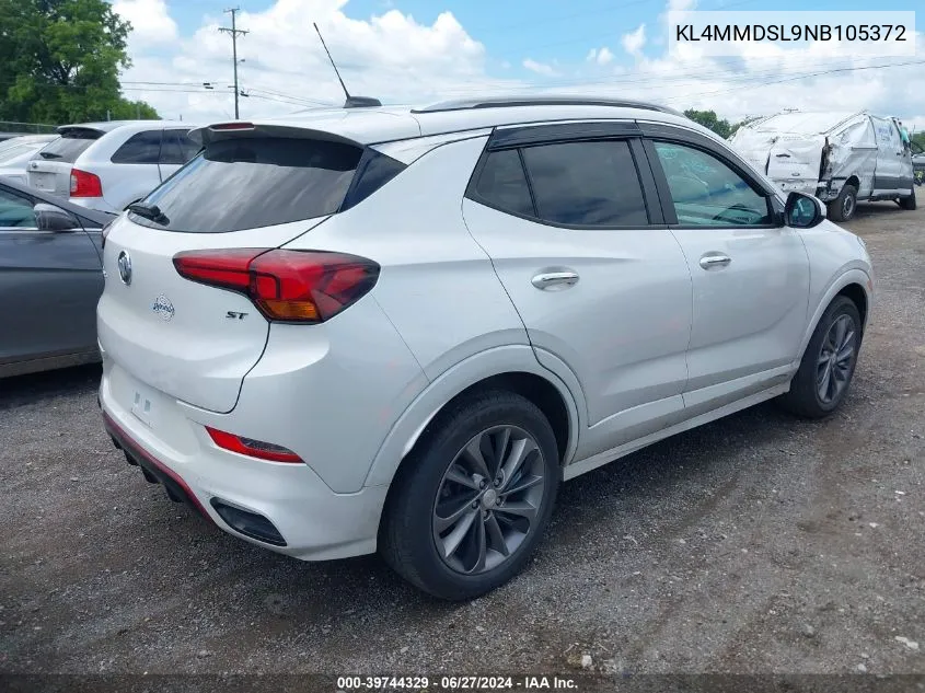 2022 Buick Encore Gx Fwd Select VIN: KL4MMDSL9NB105372 Lot: 39744329