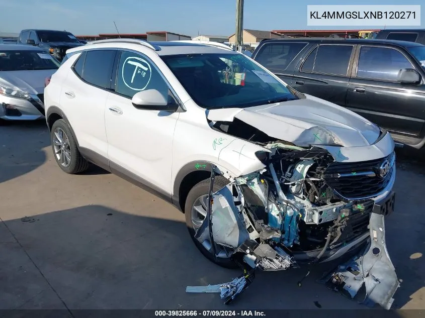 KL4MMGSLXNB120271 2022 Buick Encore Gx Essence