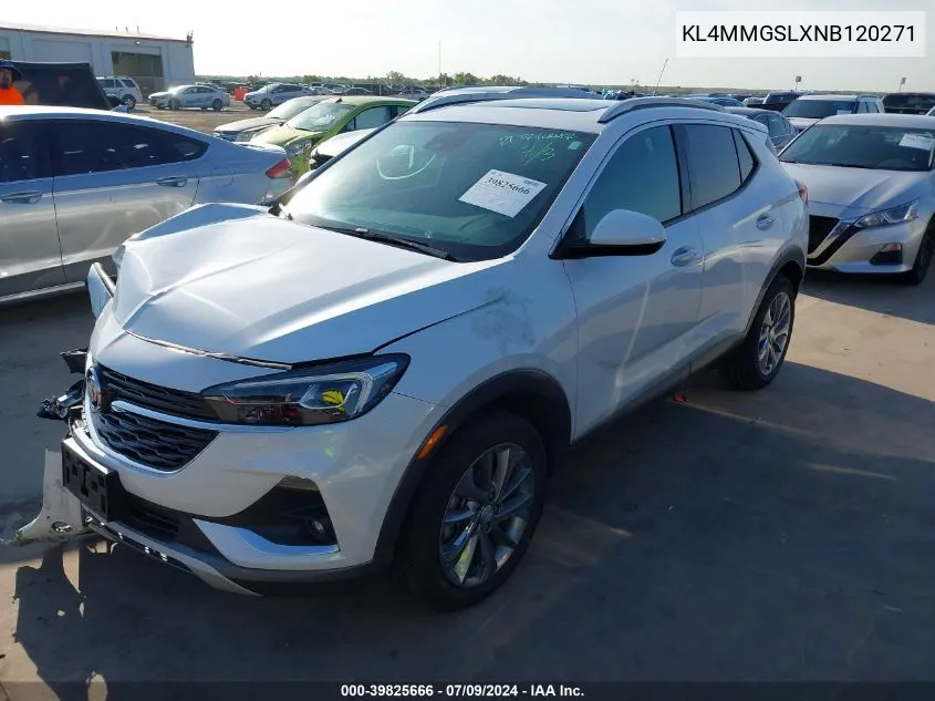 2022 Buick Encore Gx Essence VIN: KL4MMGSLXNB120271 Lot: 39825666