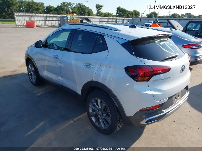 2022 Buick Encore Gx Essence VIN: KL4MMGSLXNB120271 Lot: 39825666