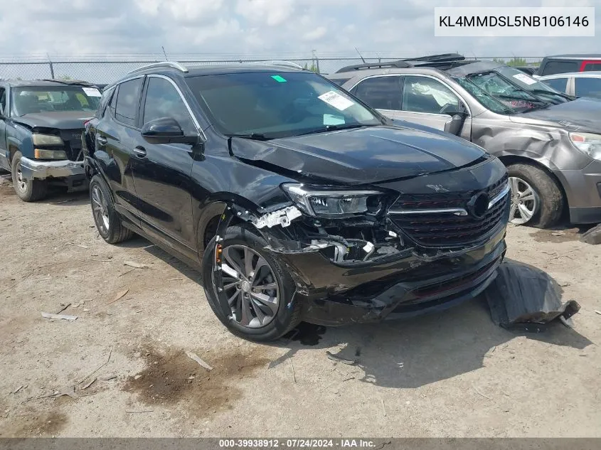 2022 Buick Encore Gx Fwd Select VIN: KL4MMDSL5NB106146 Lot: 39938912