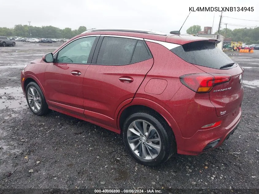 KL4MMDSLXNB134945 2022 Buick Encore Gx Fwd Select