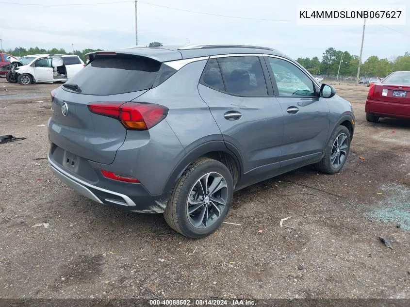 2022 Buick Encore Gx Fwd Select VIN: KL4MMDSL0NB067627 Lot: 40088502