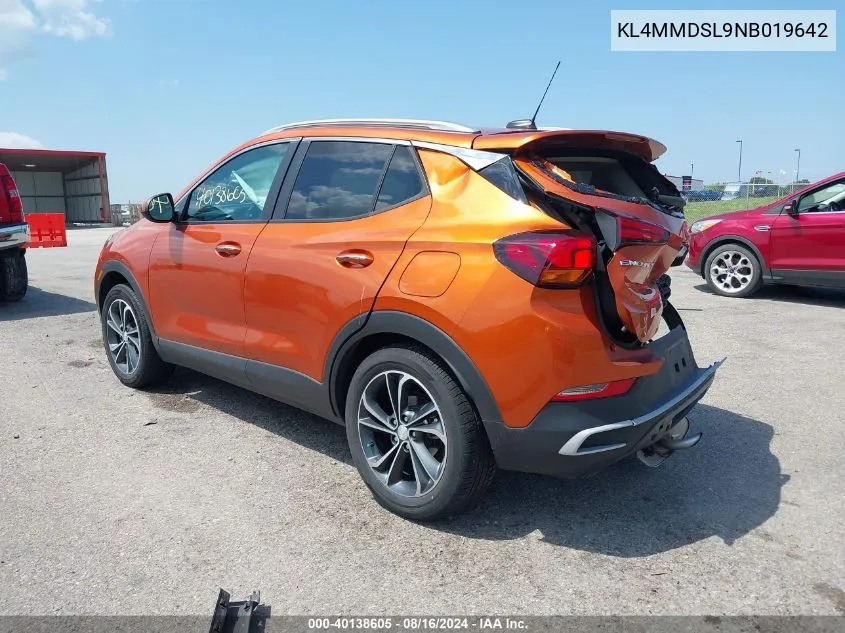 2022 Buick Encore Gx Fwd Select VIN: KL4MMDSL9NB019642 Lot: 40138605