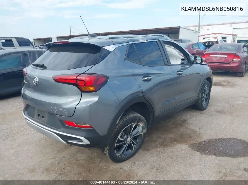 2022 Buick Encore Gx Select VIN: KL4MMDSL6NB050816 Lot: 40144163