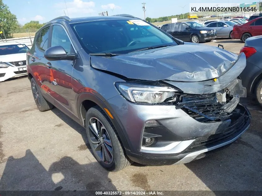 2022 Buick Encore Gx Fwd Select VIN: KL4MMDS2XNB016546 Lot: 40325572