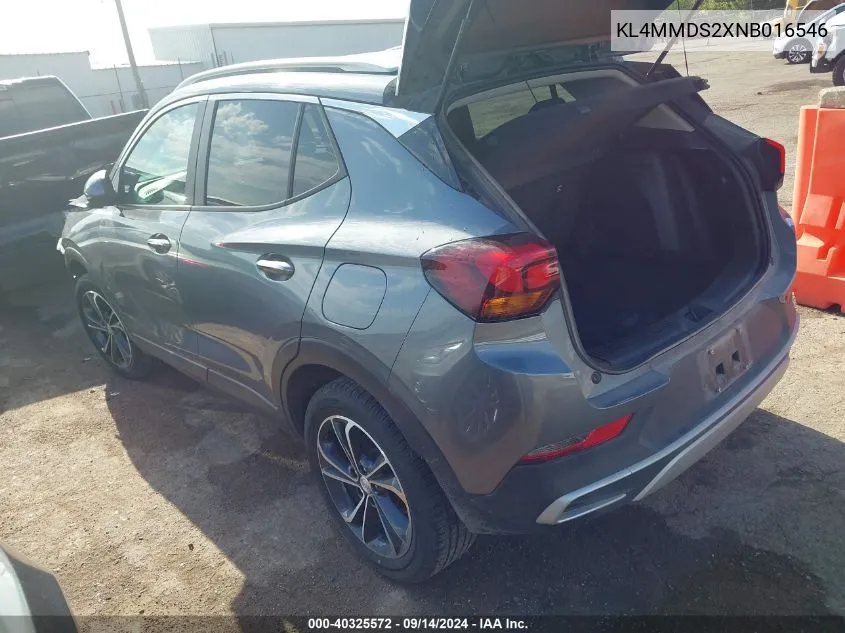 2022 Buick Encore Gx Fwd Select VIN: KL4MMDS2XNB016546 Lot: 40325572