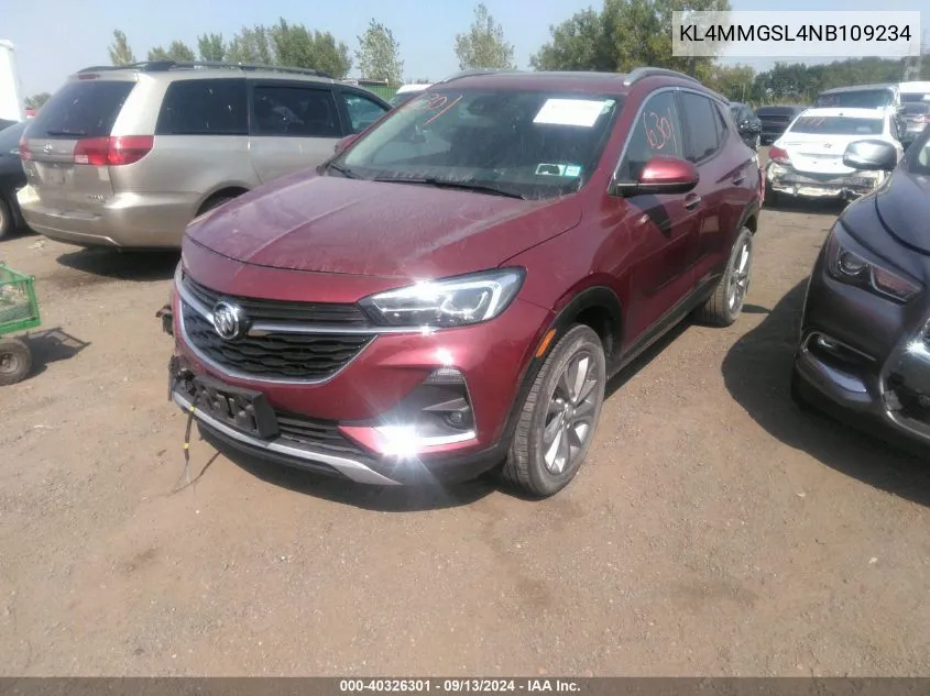 KL4MMGSL4NB109234 2022 Buick Encore Gx Essence