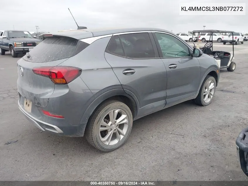 2022 Buick Encore Gx Awd Preferred VIN: KL4MMCSL3NB077272 Lot: 40350750