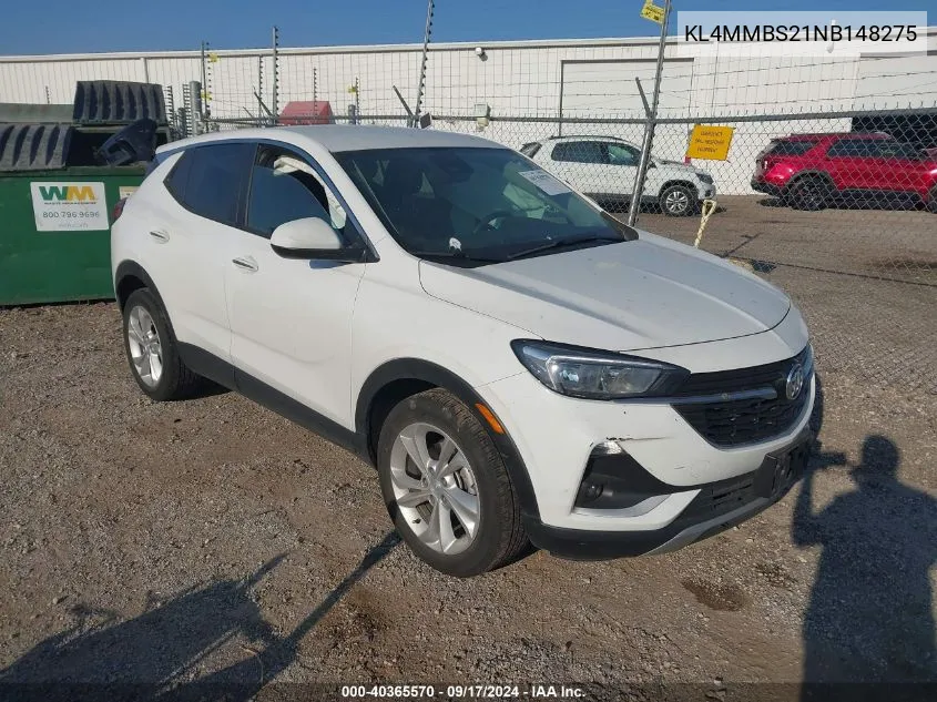 KL4MMBS21NB148275 2022 Buick Encore Gx Preferred