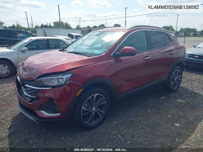 2022 Buick Encore Gx Fwd Select VIN: KL4MMDS26NB128082 Lot: 40368227