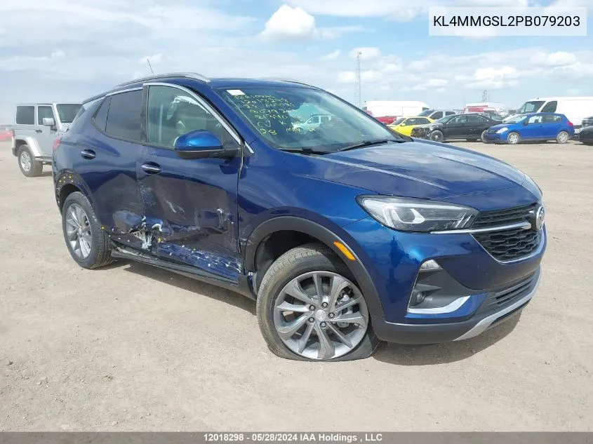 2023 Buick Encore Gx VIN: KL4MMGSL2PB079203 Lot: 12018298