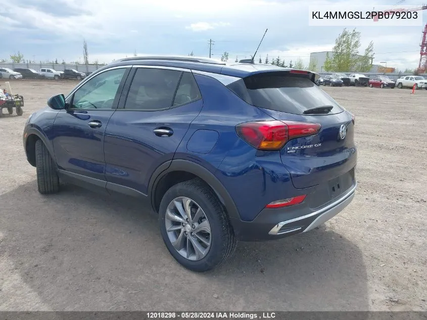 2023 Buick Encore Gx VIN: KL4MMGSL2PB079203 Lot: 12018298