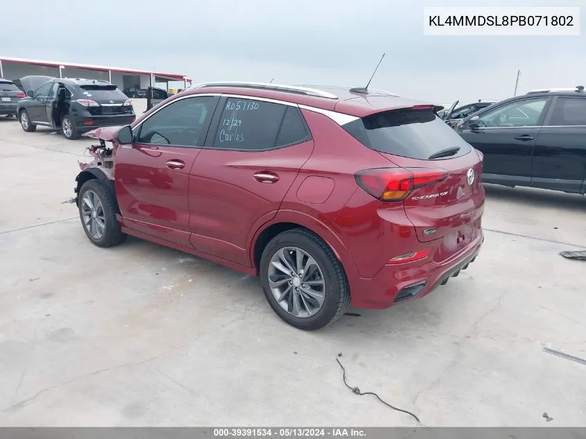 2023 Buick Encore Gx Select Fwd VIN: KL4MMDSL8PB071802 Lot: 39391534