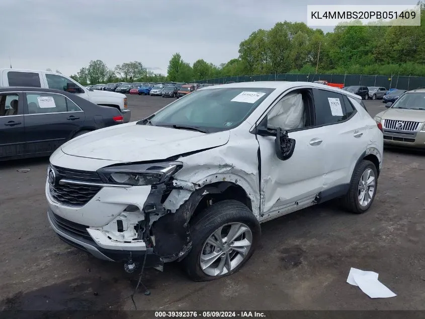 KL4MMBS20PB051409 2023 Buick Encore Gx Preferred Fwd