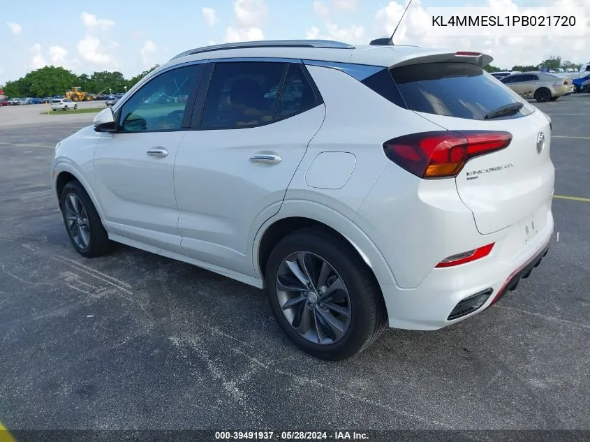 2023 Buick Encore Gx Select Awd VIN: KL4MMESL1PB021720 Lot: 39491937