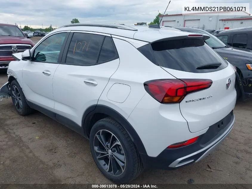 2023 Buick Encore Gx Select Fwd VIN: KL4MMDS21PB061071 Lot: 39513078