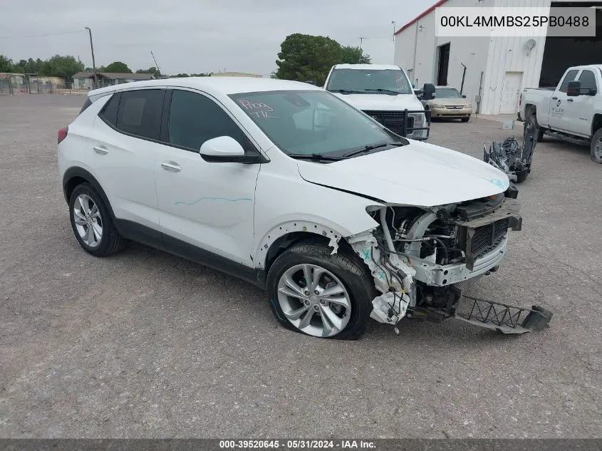 2023 Buick Encore Gx Preferred Fwd VIN: 00KL4MMBS25PB0488 Lot: 39520645