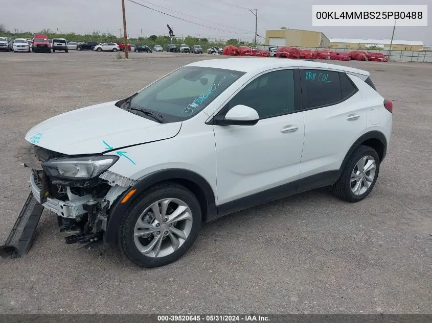 2023 Buick Encore Gx Preferred Fwd VIN: 00KL4MMBS25PB0488 Lot: 39520645