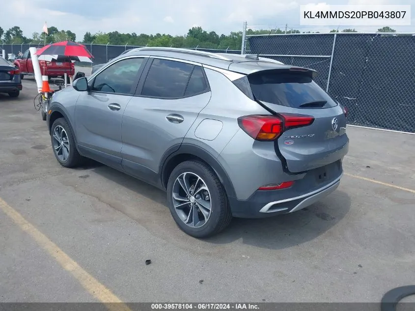 2023 Buick Encore Gx Select Fwd VIN: KL4MMDS20PB043807 Lot: 39578104