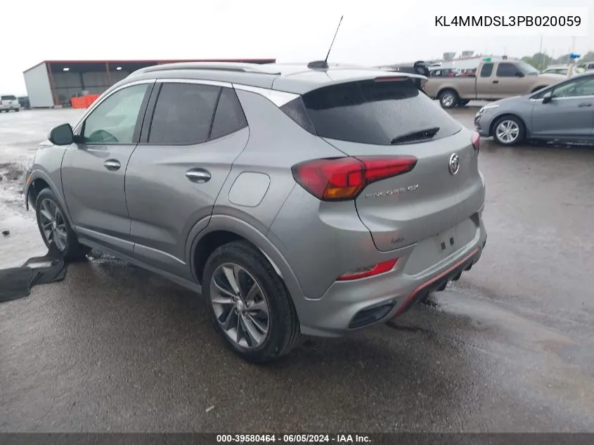 2023 Buick Encore Gx Select Fwd VIN: KL4MMDSL3PB020059 Lot: 39580464