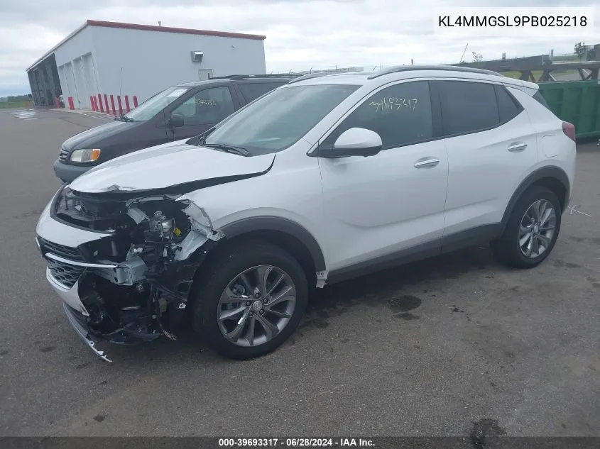 2023 Buick Encore Gx Essence VIN: KL4MMGSL9PB025218 Lot: 39693317