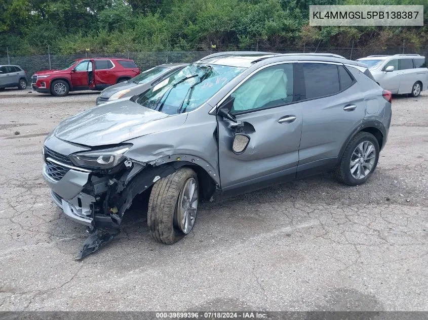 2023 Buick Encore Gx Essence Awd VIN: KL4MMGSL5PB138387 Lot: 39899396