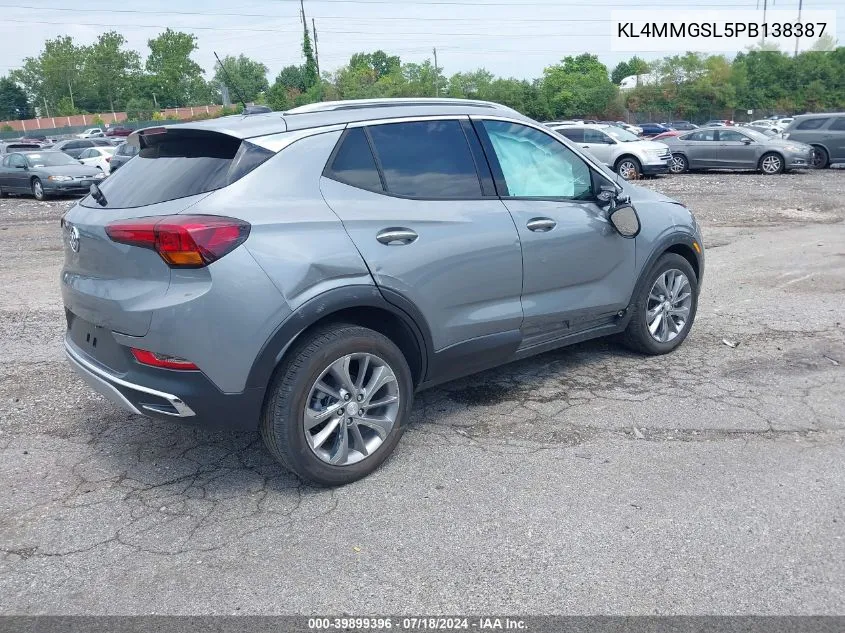 2023 Buick Encore Gx Essence Awd VIN: KL4MMGSL5PB138387 Lot: 39899396