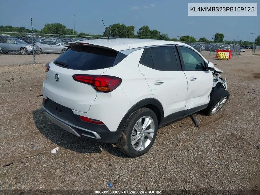 2023 Buick Encore Gx Preferred Fwd VIN: KL4MMBS23PB109125 Lot: 39950369