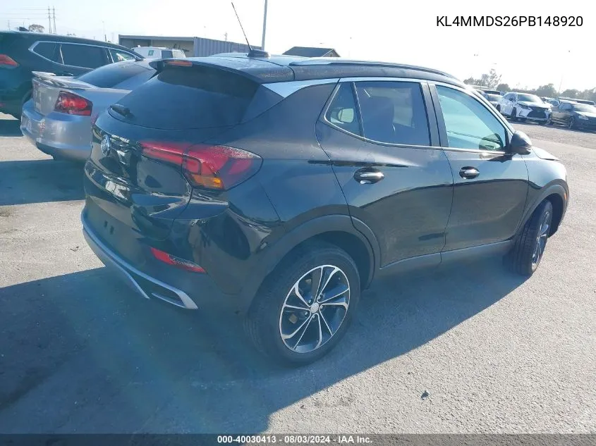 2023 Buick Encore Gx Select Fwd VIN: KL4MMDS26PB148920 Lot: 40030413