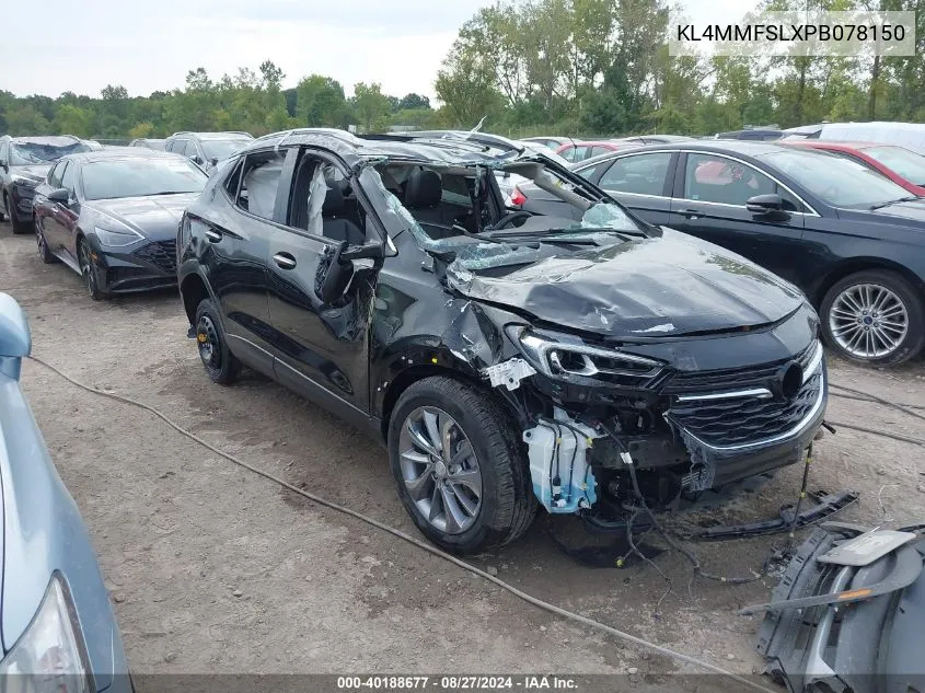 2023 Buick Encore Gx Essence Fwd VIN: KL4MMFSLXPB078150 Lot: 40188677