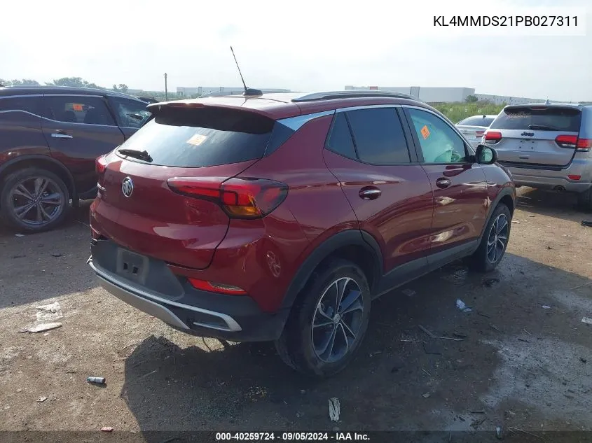 2023 Buick Encore Gx Select Fwd VIN: KL4MMDS21PB027311 Lot: 40259724