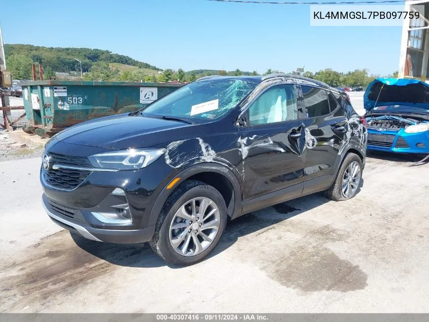 2023 Buick Encore Gx Essence Awd VIN: KL4MMGSL7PB097759 Lot: 40307416