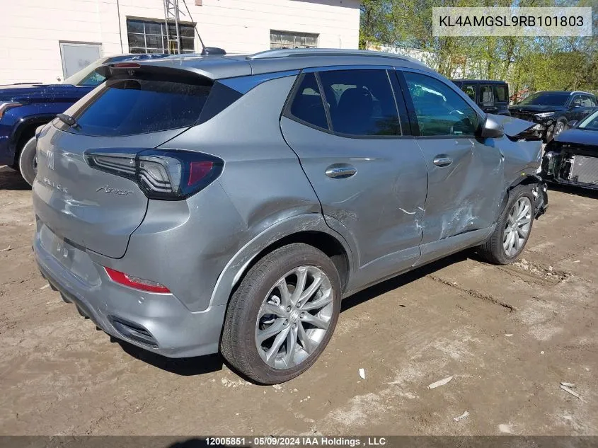 KL4AMGSL9RB101803 2024 Buick Encore Gx