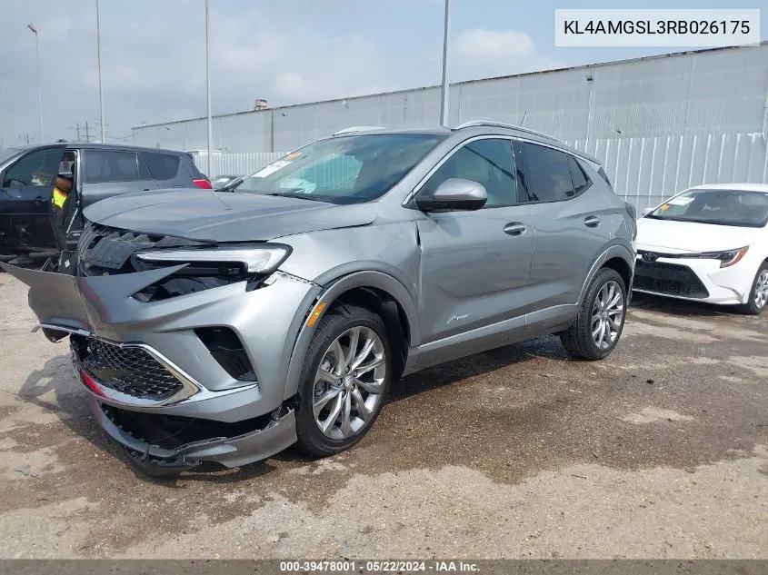 KL4AMGSL3RB026175 2024 Buick Encore Gx Avenir Awd