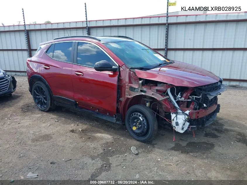 KL4AMDSLXRB028925 2024 Buick Encore Gx Sport Touring Fwd