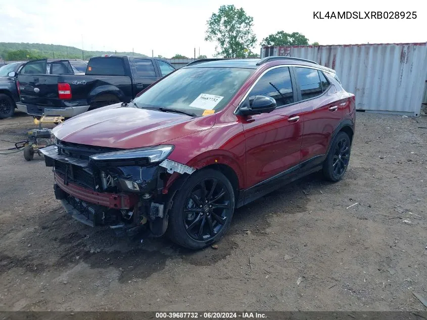 KL4AMDSLXRB028925 2024 Buick Encore Gx Sport Touring Fwd