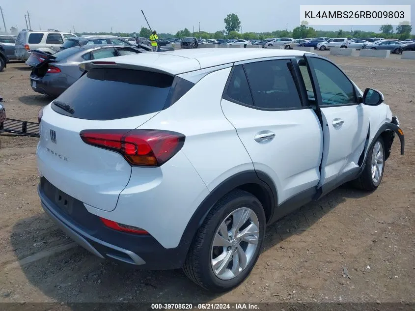 KL4AMBS26RB009803 2024 Buick Encore Gx Preferred Fwd